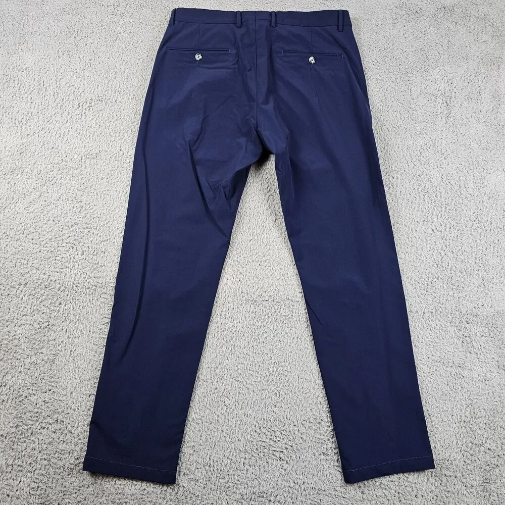 Zanella Active Pants Mens 33x29* Blue Golf Casual Stretch Performance Flex
